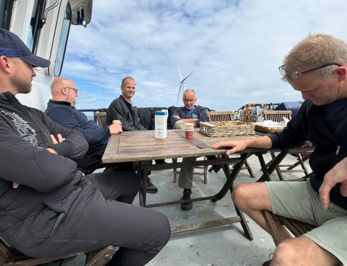 Duikteam GeJo op de bodem van de Noordzee